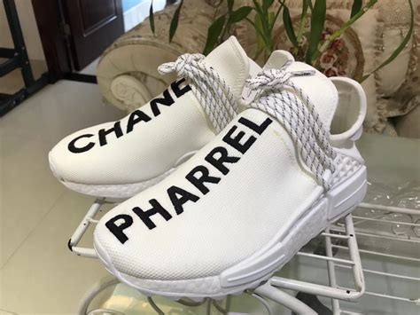 adidas pharrell chanel ebay|Chanel Pharrell Tennis Shoes Adidas .